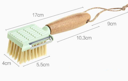 Fruit And Vegetable Brush Multifunctional Fruit Peeling Cleaning Kitchen Gadgets